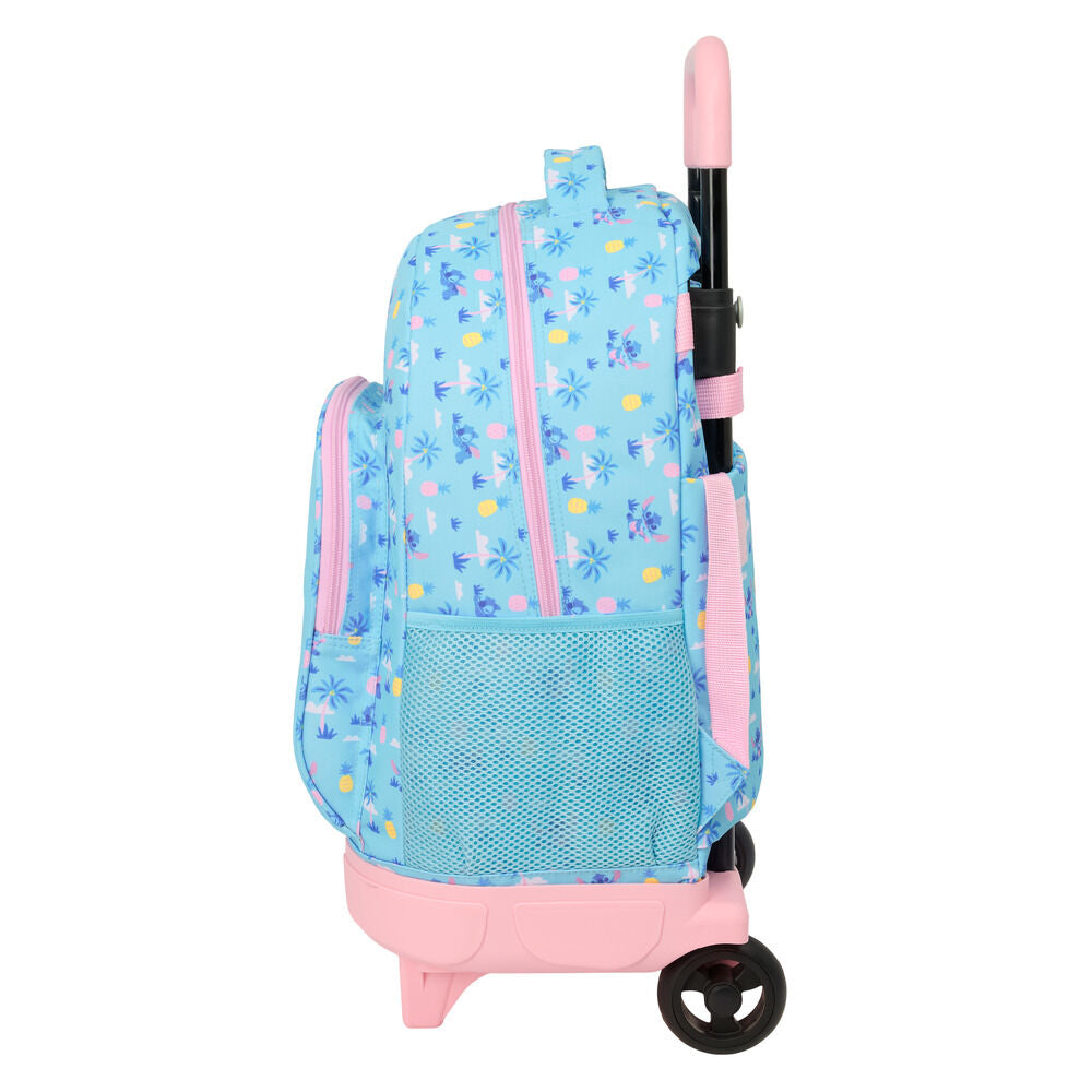 Trolley extraíble Stitch Disney azul y rosa con mochila - 3