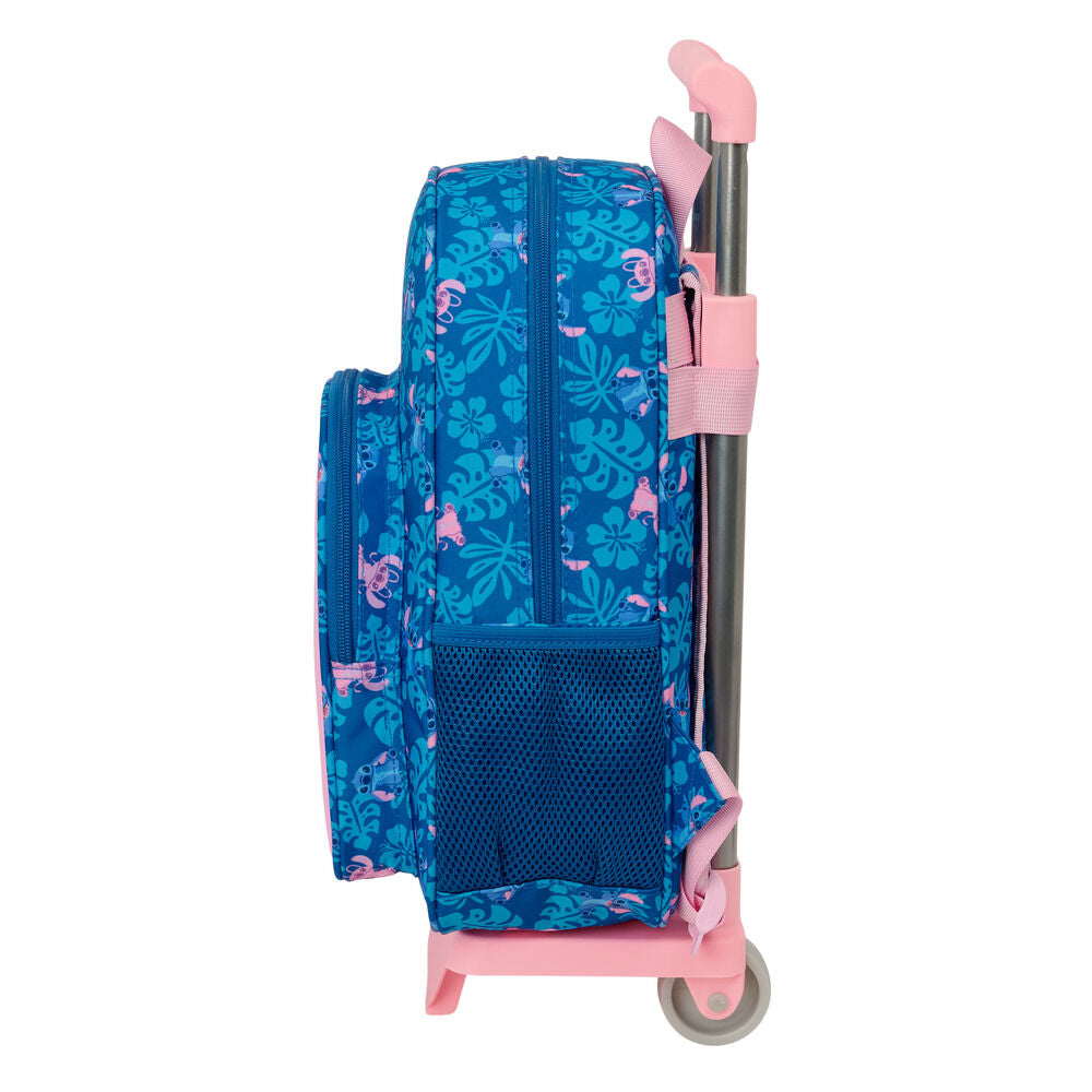 Trolley mochila azul y rosa de Stitch y Angel Disney - 3