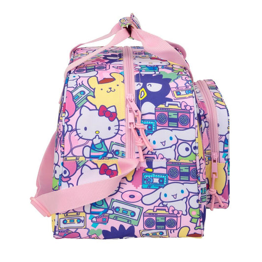 Bolsa de deporte rosa Hello Kitty & Friends con bolsillo frontal - 3