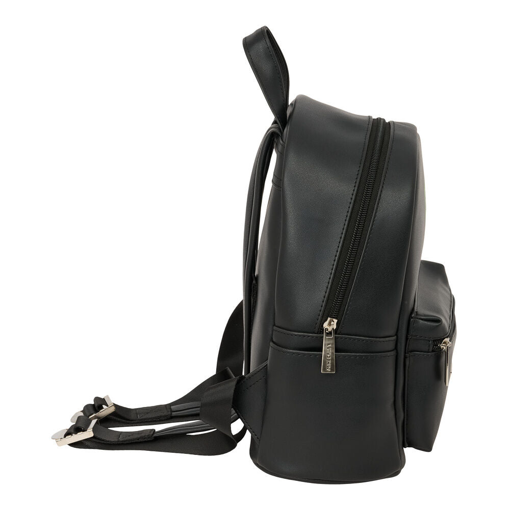 Mochila Minecraft negra de 28 cm con símbolo de Creeper - 3