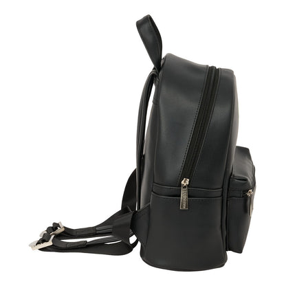 Mochila Minecraft negra de 28 cm con símbolo de Creeper - 3