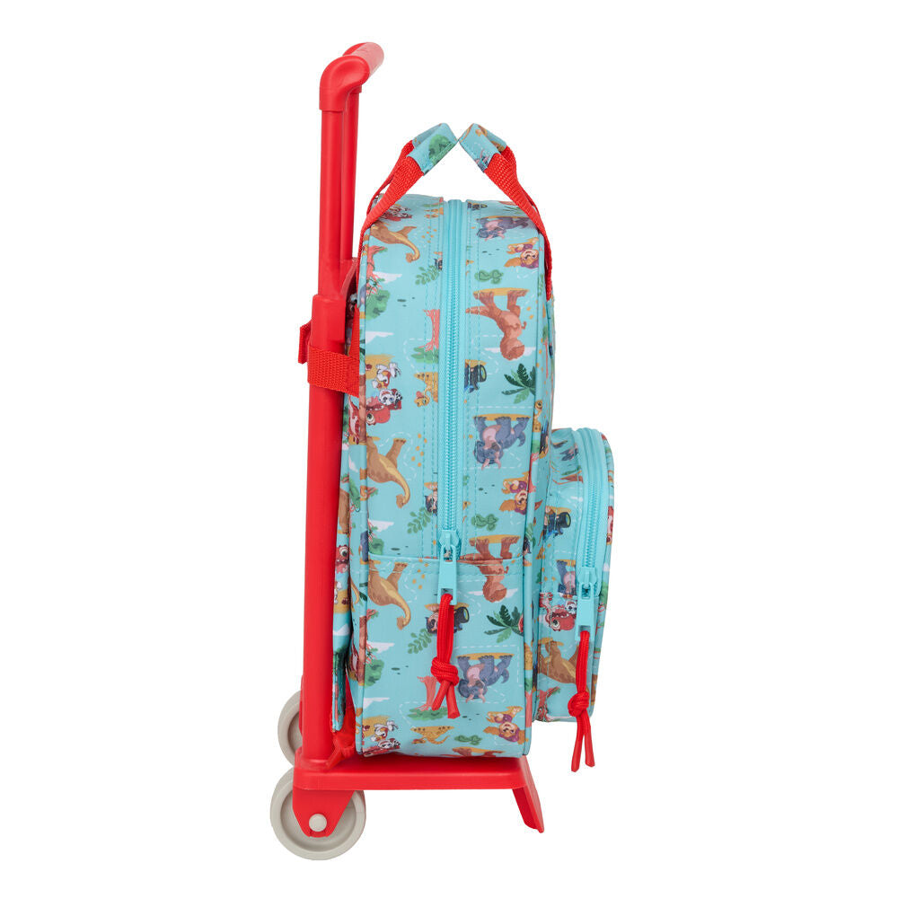 Trolley SAFTA Paw Patrol Dino Rescue azul con mochila extraíble - 3