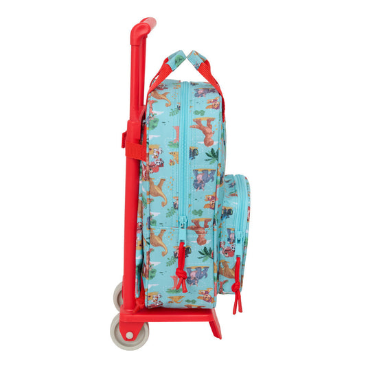Trolley SAFTA Paw Patrol Dino Rescue azul con mochila extraíble - 3