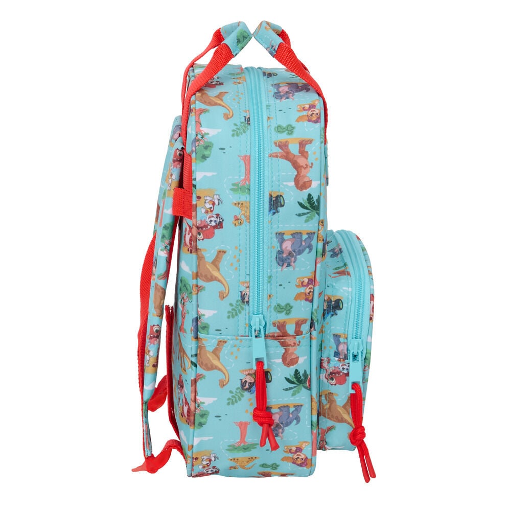 Mochila azul Paw Patrol Dino Rescue con bolsillo frontal - 3