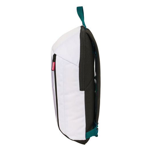 Mochila blanca Real Madrid 26/27 SAFTA con bolsillo frontal - 3