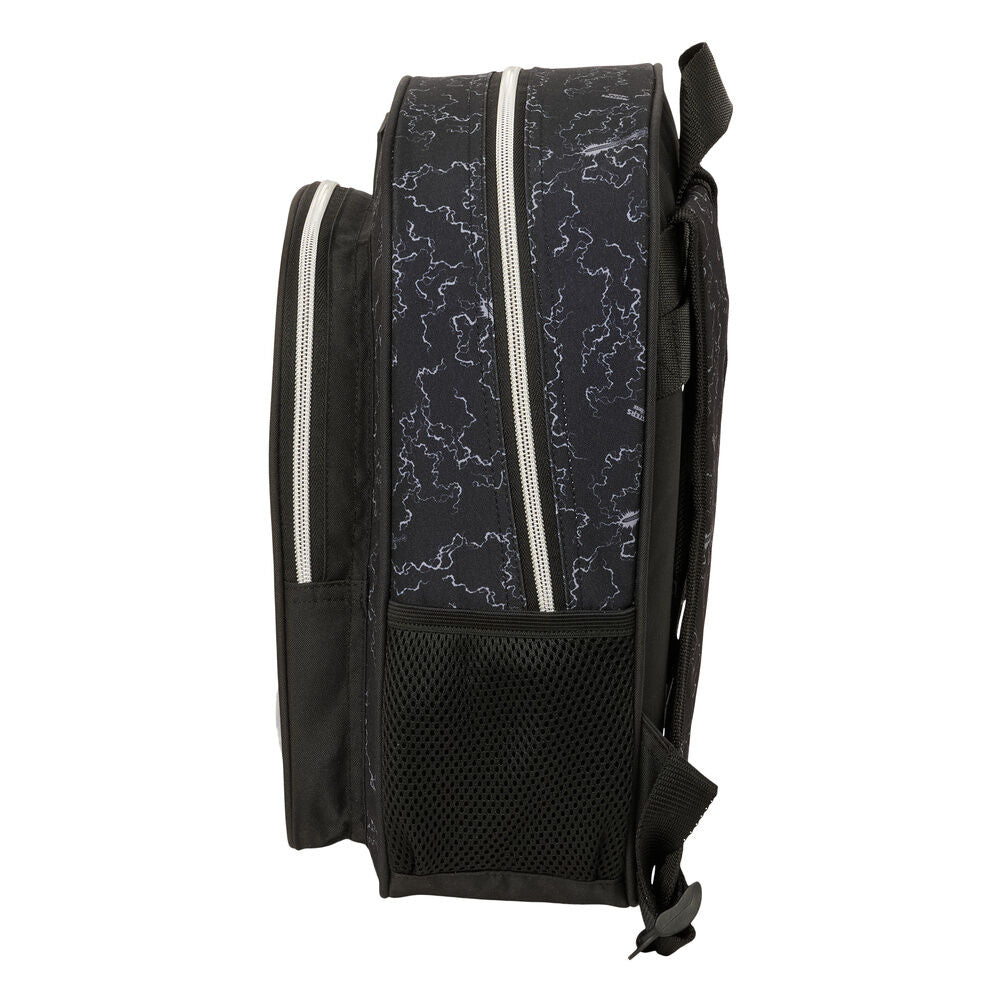 Mochila negra Masters of the Universe de 33 cm con personajes y rayos - 3