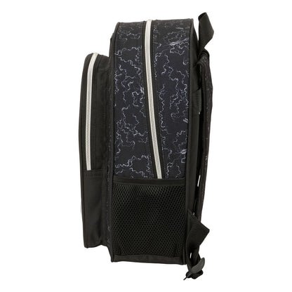 Mochila negra Masters of the Universe de 33 cm con personajes y rayos - 3