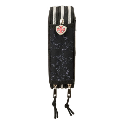 Plumier triple SAFTA Masters of the Universe negro con tres compartimentos - 3