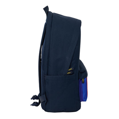 Mochila azul marino del F.C. Barcelona con bolsillo frontal azulgrana - 4