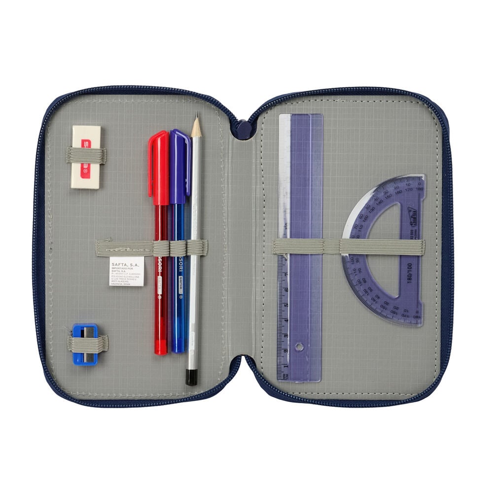 Plumier triple F.C. Barcelona SAFTA con diseño azulgrana - 4