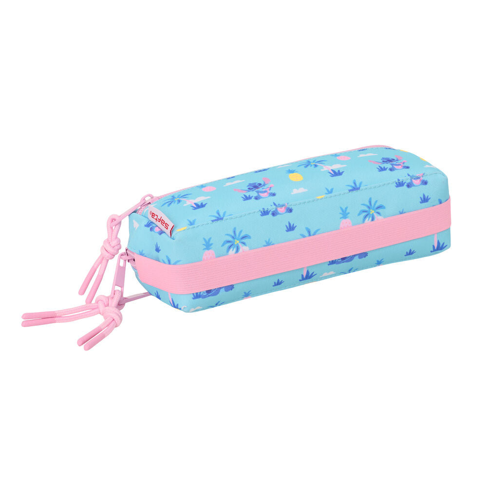 Portatodo triple azul de Stitch Disney con tres cremalleras - 4