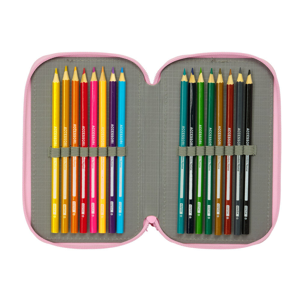 Plumier triple rosa Hello Kitty & Friends de 37 piezas - 5