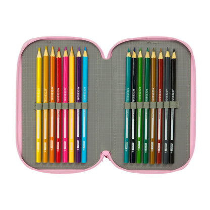 Plumier triple rosa Hello Kitty & Friends de 37 piezas - 5