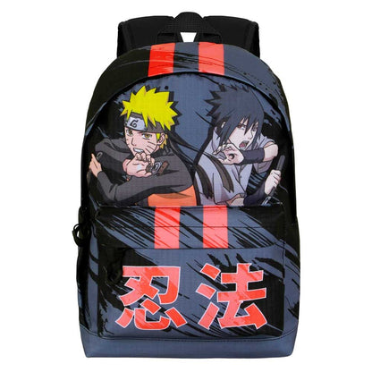 Mochila Shadow de Naruto Shippuden con Naruto y Sasuke