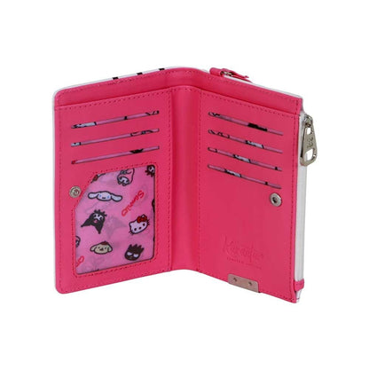 Cartera blanca de Hello Kitty con lazo rosa y correa de muñeca - 3