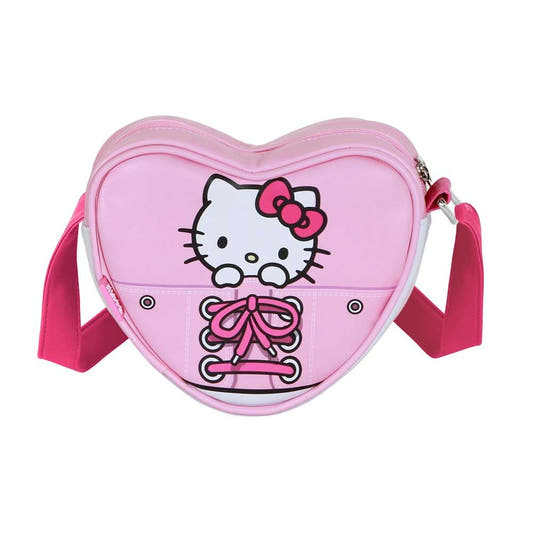 Bolso bandolera rosa Hello Kitty con diseño de zapatilla - 2