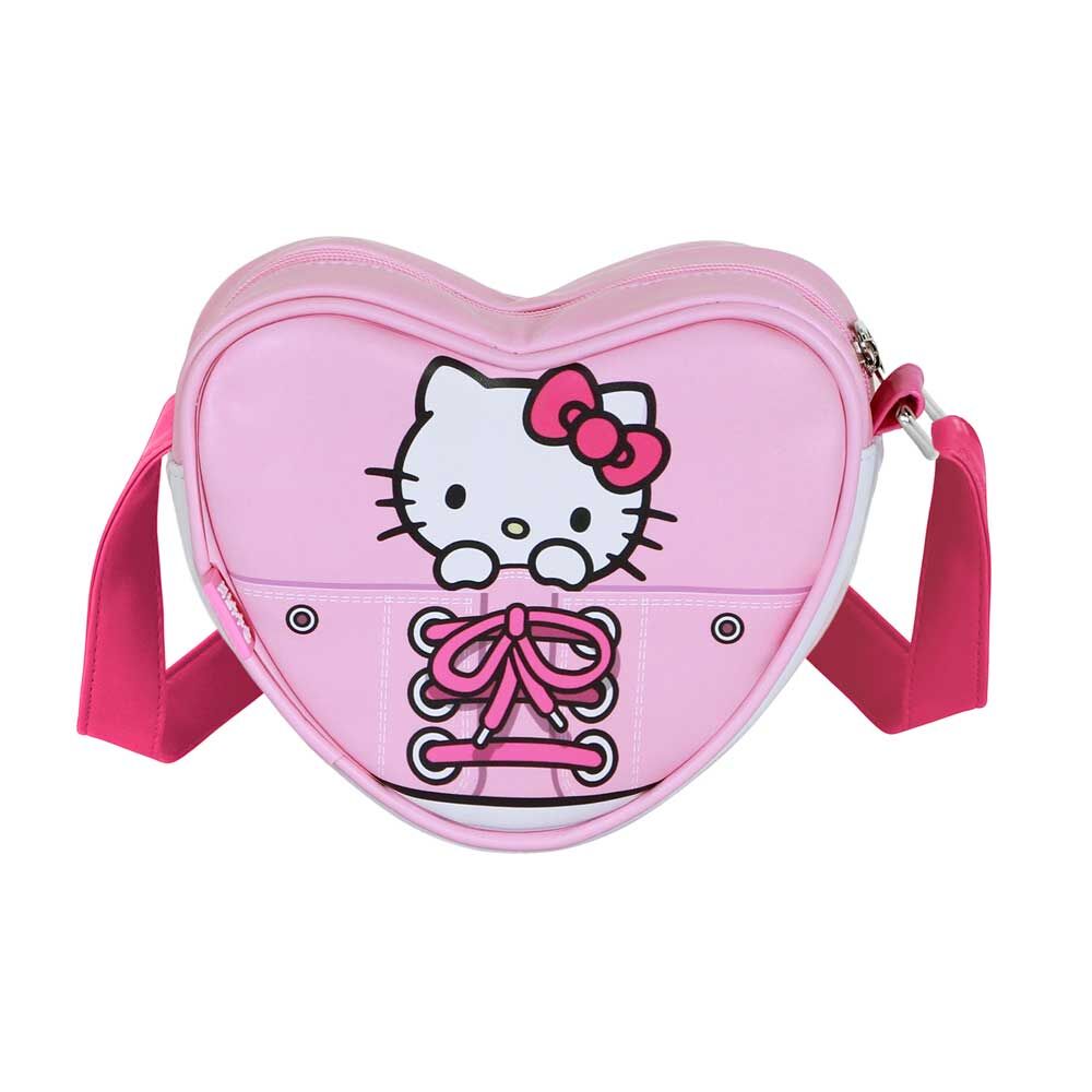 Bolso bandolera rosa Hello Kitty con diseño de zapatilla - 2