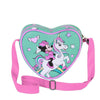 Bolso de corazón Fantasy de Minnie Disney con correa rosa