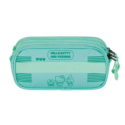 Portatodo triple verde de Hello Kitty and Friends - 2