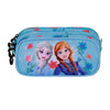 Portatodo triple azul de Frozen 2 Disney con Elsa y Anna