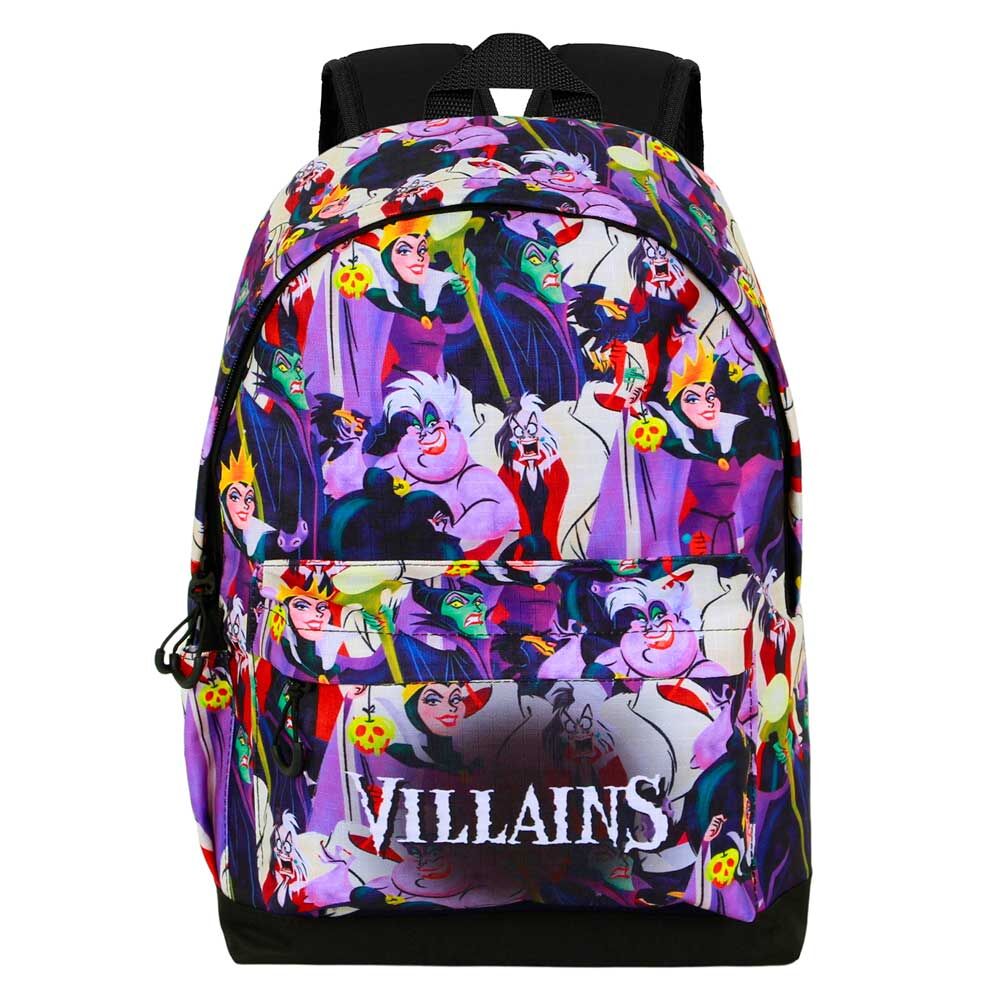 Mochila Villanas Disney multicolor con bolsillo frontal - 3