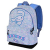 Mochila azul de Cinnamoroll Hello Kitty con bolsillo frontal