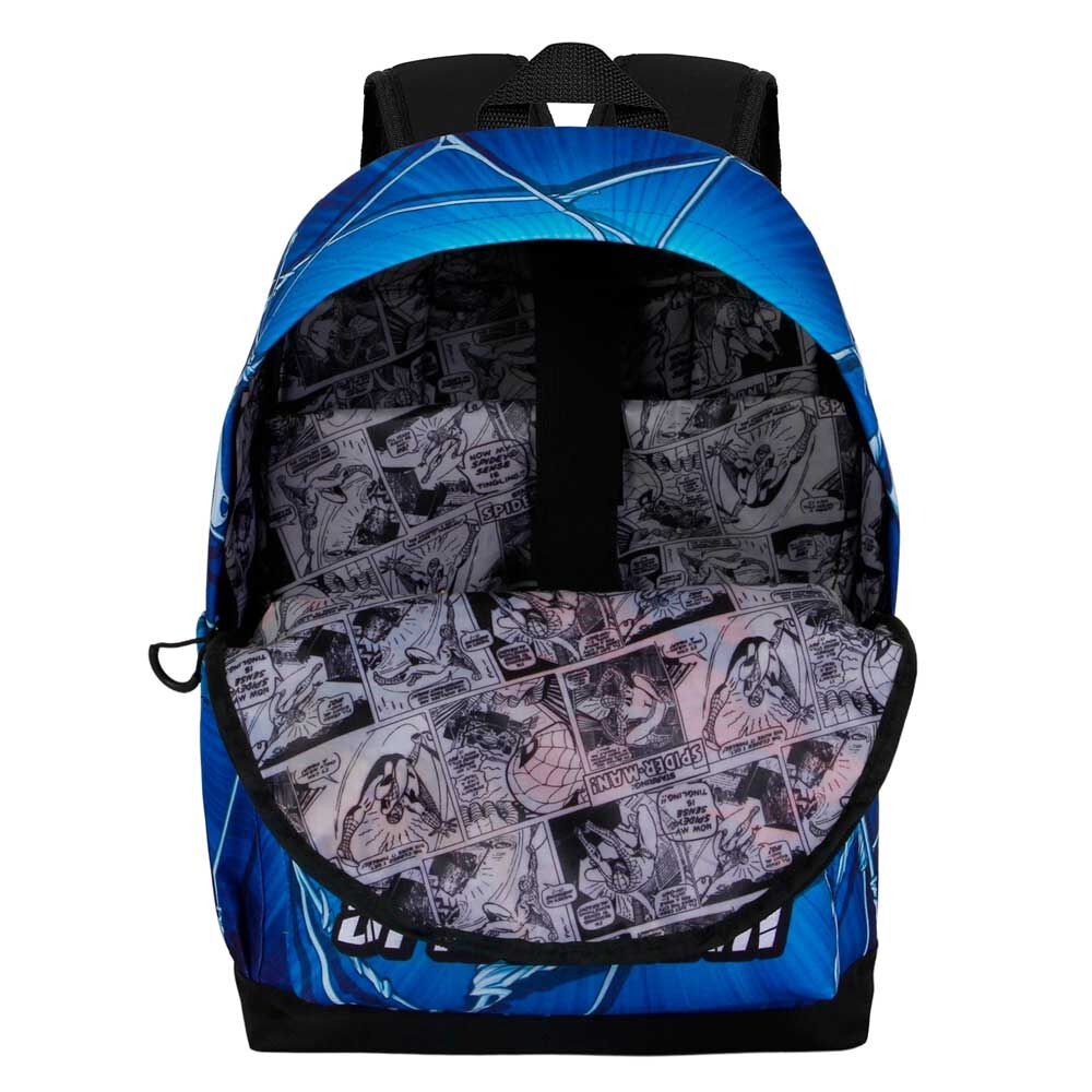 Mochila azul de Spider-Man Marvel con bolsillo frontal - 2