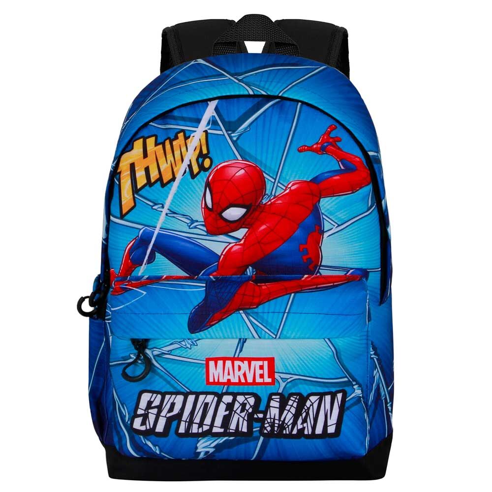 Mochila azul de Spider-Man Marvel con bolsillo frontal - 4