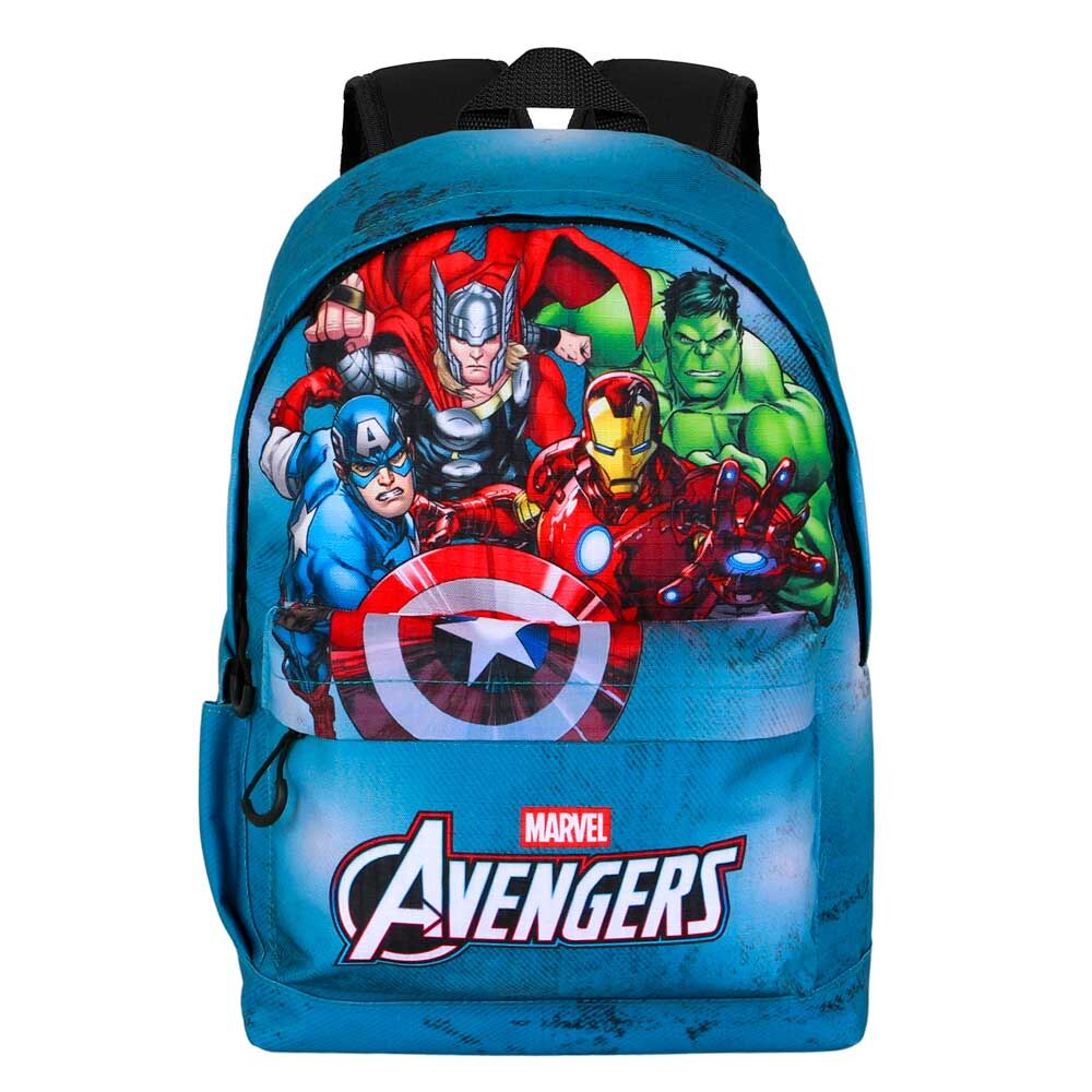 Mochila azul Marvel Avengers con personajes de Los Vengadores - 4