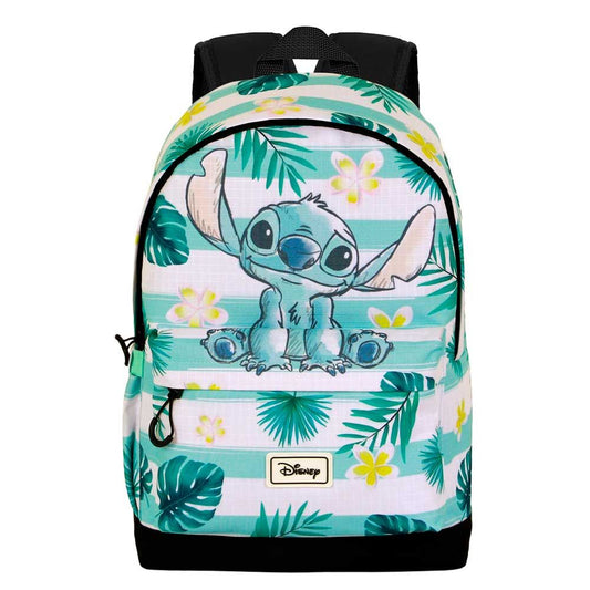 Mochila Disney Stitch Ocean con estampado tropical y bolsillo frontal - 4