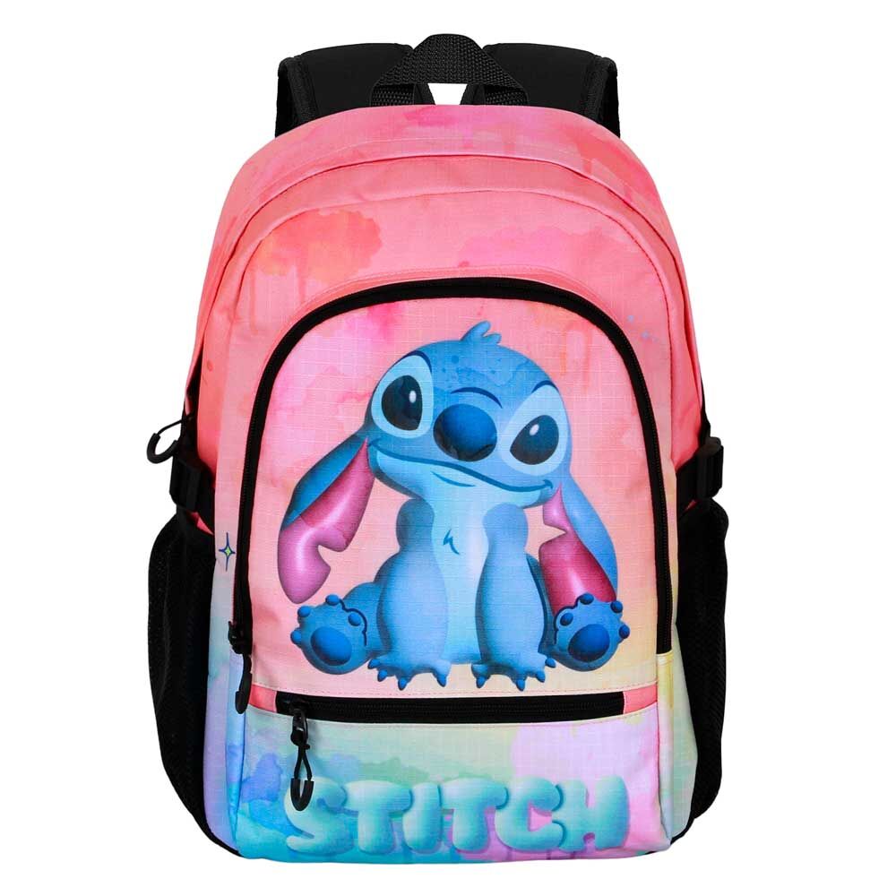 Mochila rosa de Stitch Disney con bolsillos frontales - 4