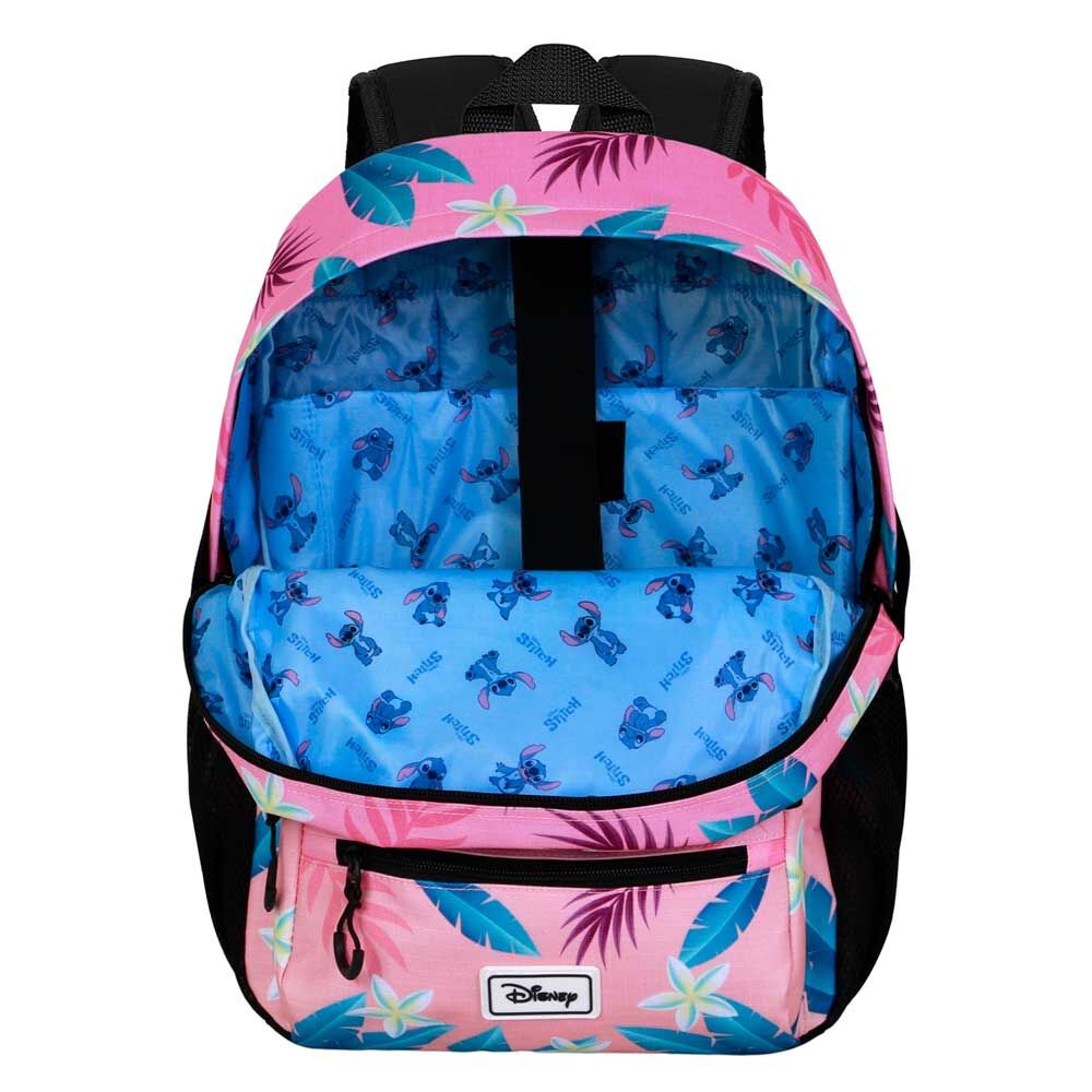 Mochila rosa Disney Stitch Dance con estampado tropical - 2