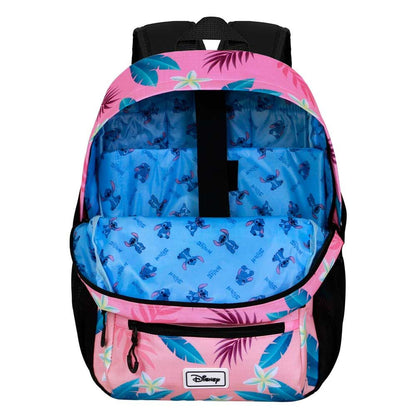 Mochila rosa Disney Stitch Dance con estampado tropical - 2