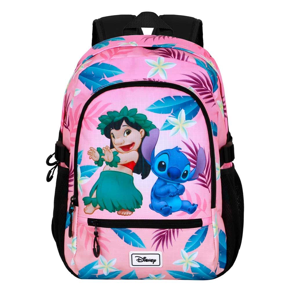 Mochila rosa Disney Stitch Dance con estampado tropical - 4
