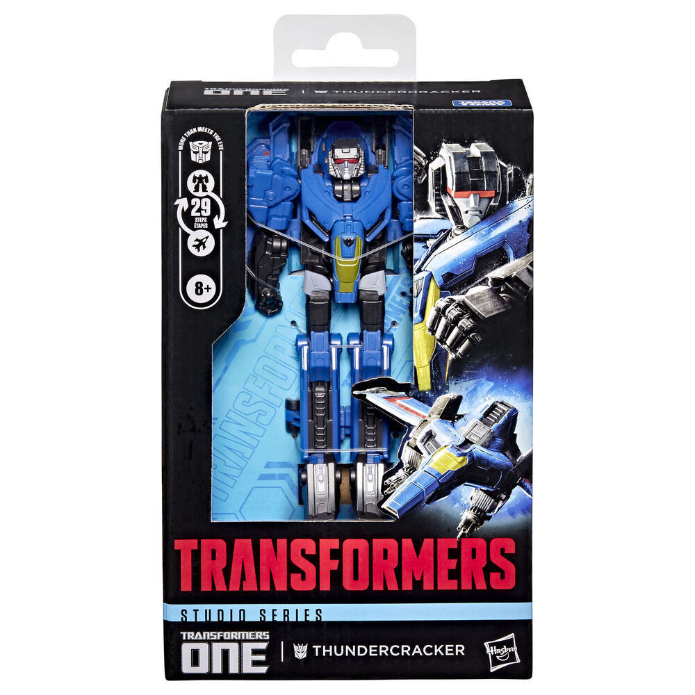 Figura articulada Thundercracker de Transformers One en azul y negro - 2