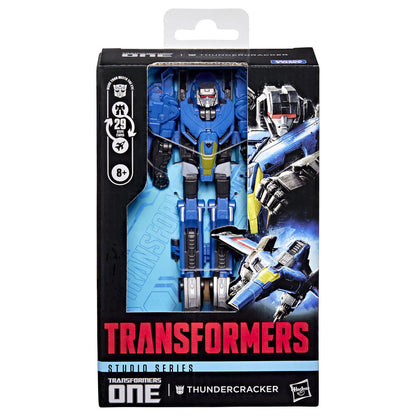 Figura articulada Thundercracker de Transformers One en azul y negro - 2