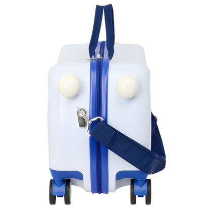 Maleta trolley Real Madrid blanca y azul de 44 cm - 4