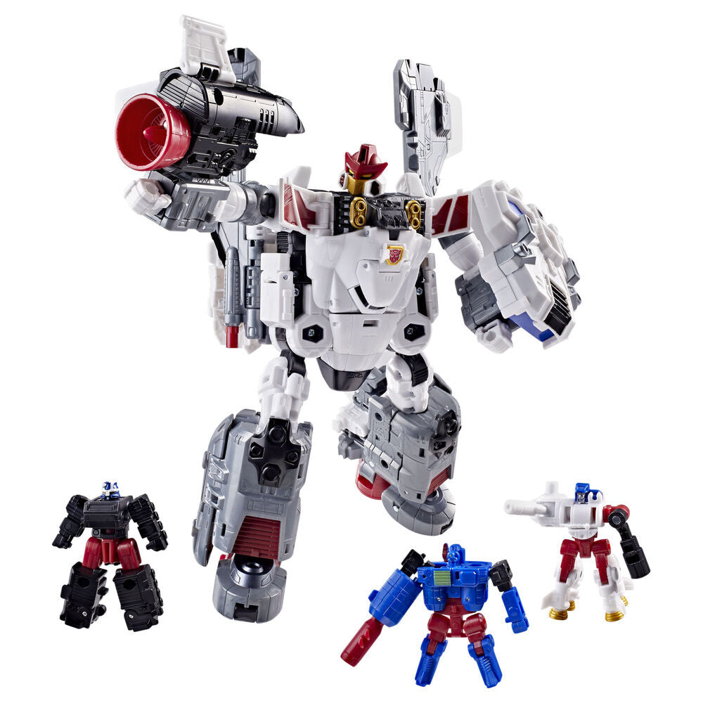 Figura articulada Armada Jetfire de Transformers en su embalaje - 2