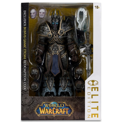 Figura The Lich King Elite Edition de World of Warcraft con espada Frostmourne