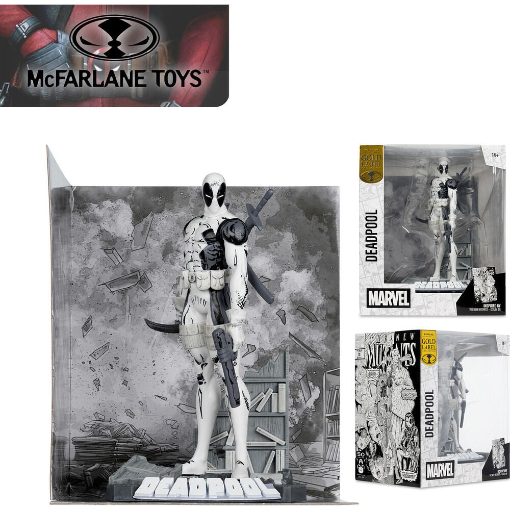 Figura de Deadpool The New Mutants con base de exposición - 2