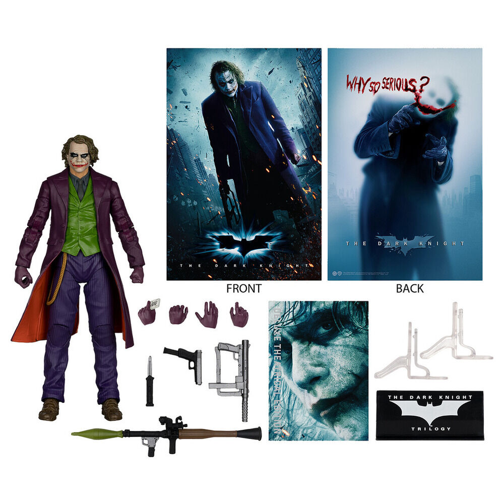 Figura articulada The Joker Deluxe de 18 cm con accesorios en caja con ventana - 2