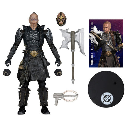 Figura Krem of the Yellow de Supergirl DC Comics con accesorios y base expositora