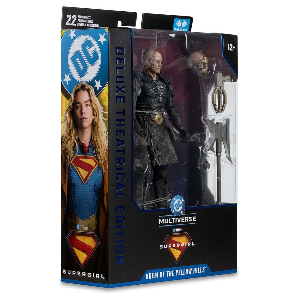 Figura Krem of the Yellow de Supergirl DC Comics con accesorios y base expositora - 6