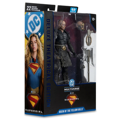 Figura Krem of the Yellow de Supergirl DC Comics con accesorios y base expositora - 6