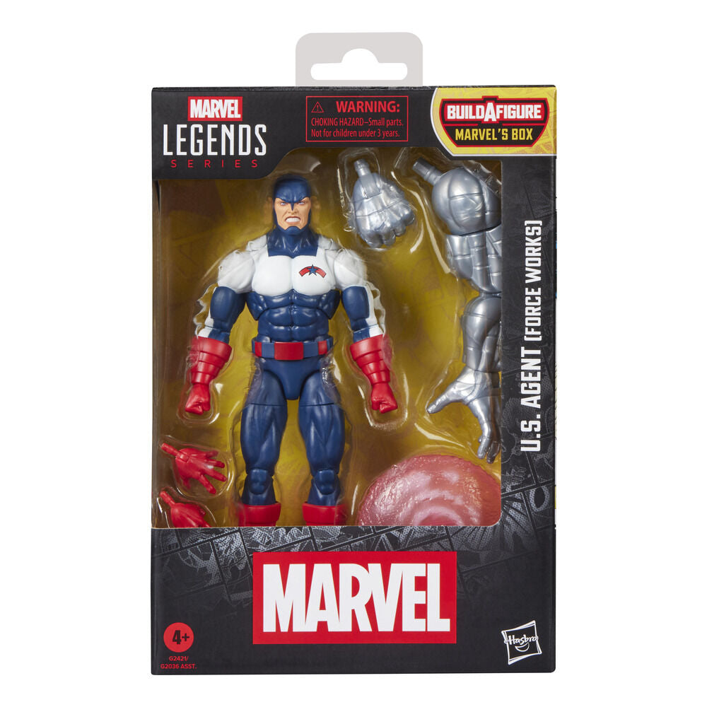 Figura articulada U.S. Agent Marvel Legends en pose de combate - 2
