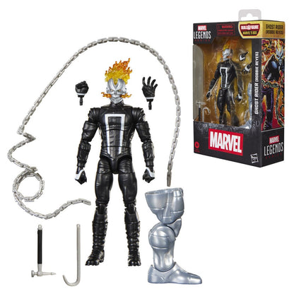 Figura articulada de Ghost Rider Robbie Reyes con cadena y calavera en llamas - 3