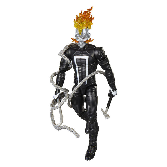 Figura articulada de Ghost Rider Robbie Reyes con cadena y calavera en llamas - 4