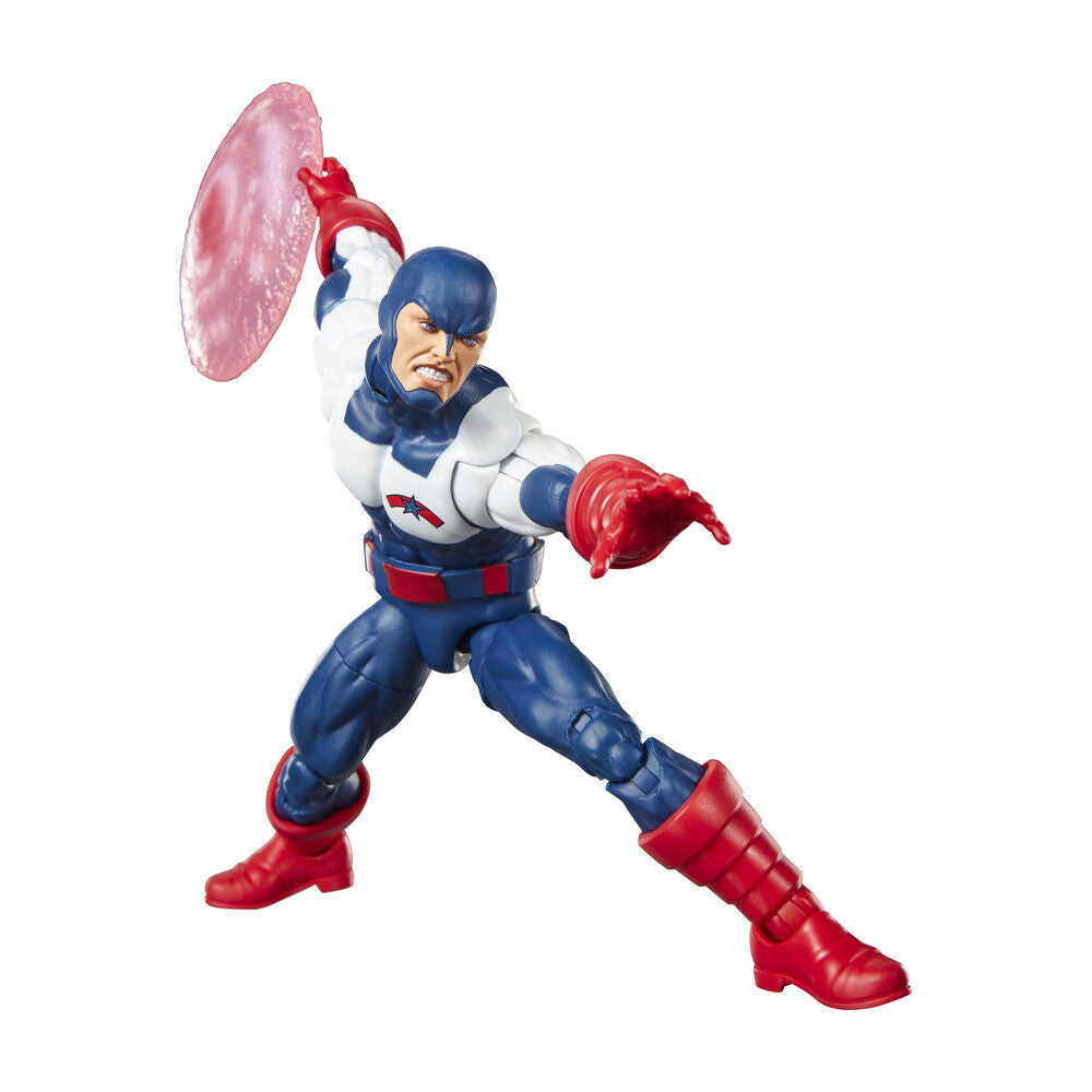 Figura articulada U.S. Agent Marvel Legends en pose de combate
