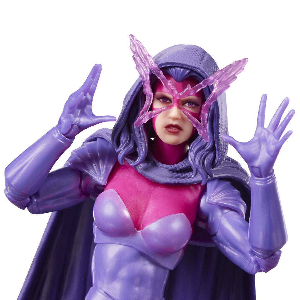 Figura articulada de Psylocke Marvel Legends en morado y rosa - 4