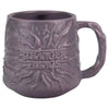 Taza 3D morada de Vecna y Stranger Things